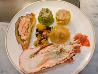 Lobster and salmon bread