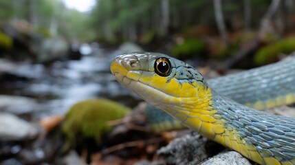 Close-up of a snake in a natural habitat (1)