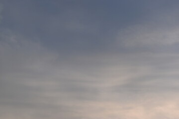 beautiful golden sky and white cloud background in springtime