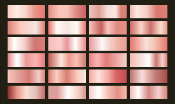 Rose Gold Gradient Background Elegant Soft Metallic Texture Design for Luxury Branding and Web Use （ローズゴールドのグラデーション背景・高級感のあるメタリックデザイン）