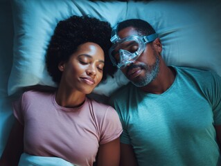 Serene Sleep Tech Revolution Intimate CPAP Wellness Journey for Millennial Couples - Compassionate Respiratory Health and Adaptive Comfort Narrative