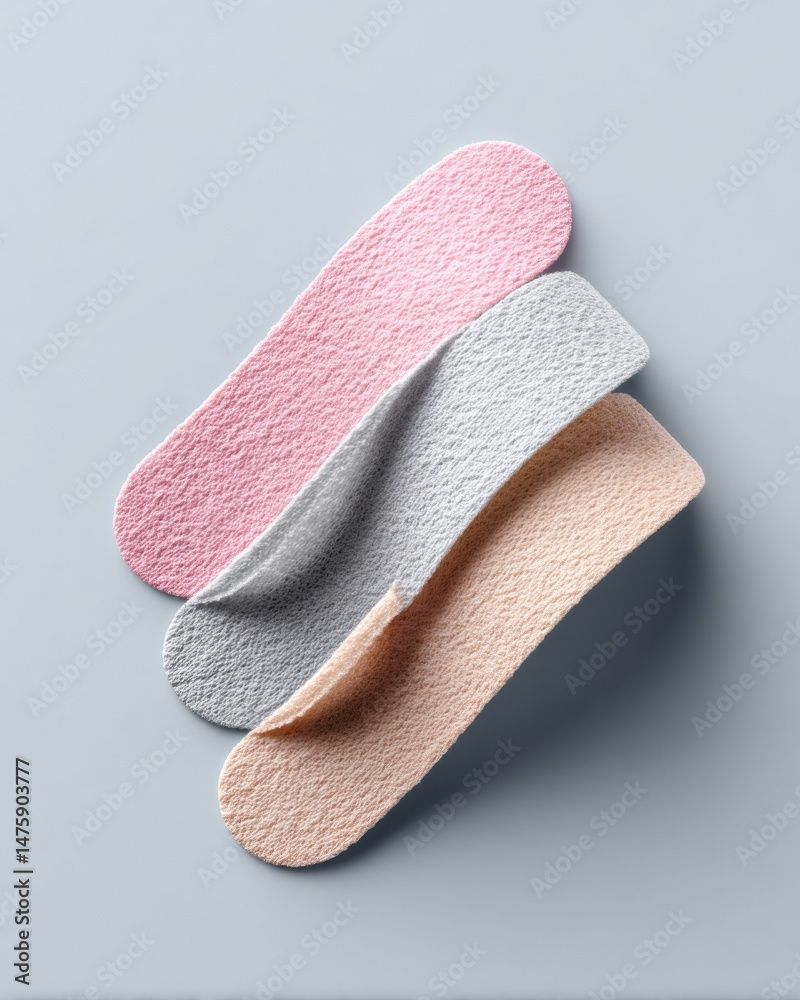 Aufkleber minimalist adhesive solutions pastel textured tape strips in soft neutrals - modern workspace organi