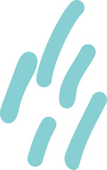 Organic line doodle shape