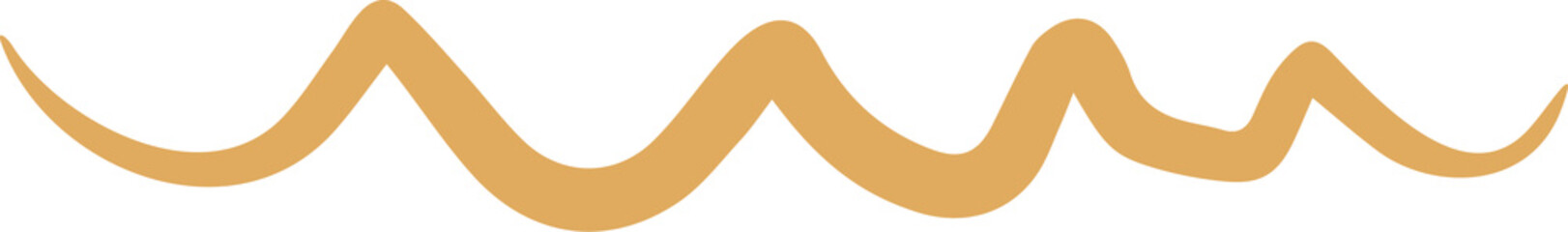 Line zigzag boho shape