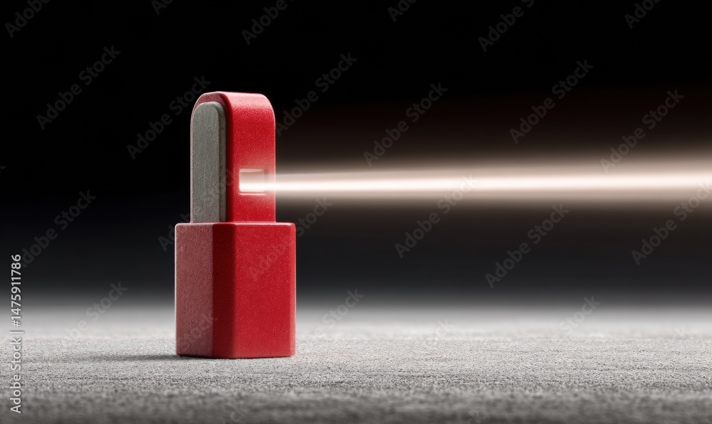 Leinwandbilder Minimalist Grid Resilience Industrial Smart Circuit Breaker Visualizing Energy Disruption with High-Tech Pulse Dynamics for Critical Infrastructure Solutions