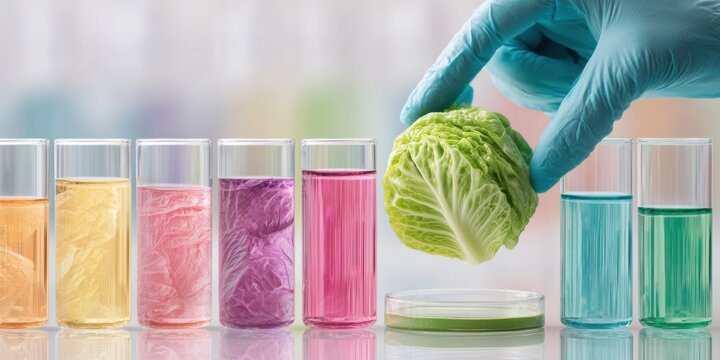 Precision Food Safety Innovative Lab Testing with Hydroponic Lettuce - Cutting-Edge Contamination Detection for Modern Public Health Strategies