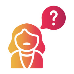 confused Gradient icon