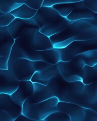 Obraz premium Abstract blue wave pattern background with glowing lines and smooth texture for modern design and technology concept