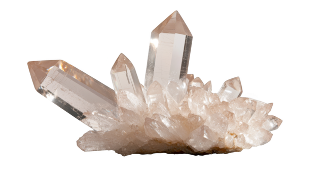 Mesmerizing crystal cluster, a sparkling display of nature's artistry and geological wonders