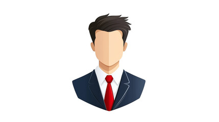 Professional businessman in a suit and tie, portrait of success corporate confidence