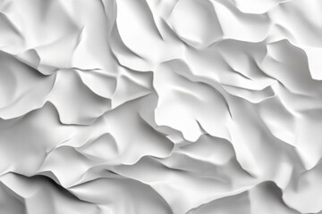 Obraz premium Abstract white crumpled texture