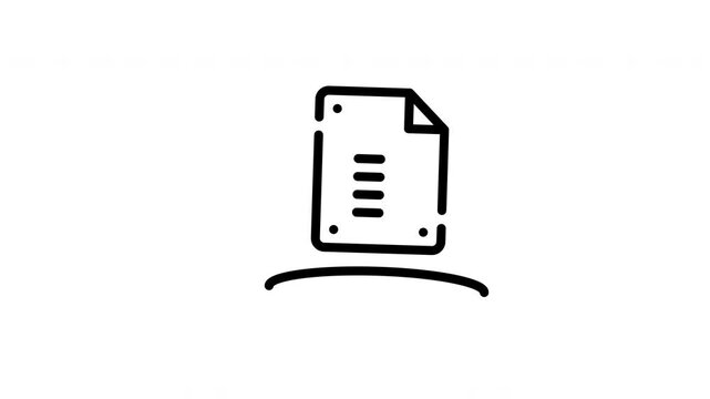 icon motion line graphic archive delete