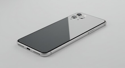 Sleek smartphone resting on a neutral surface