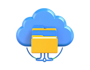 Cloud Computing with Folders for File Storage and Data Management