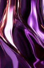 Holographic Abstract 3D Background – Luxury Fluid Crystal Design