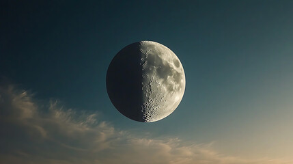 Crescent Moon Twilight Sky