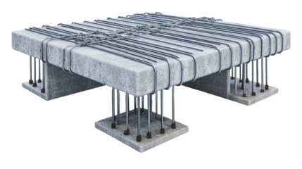 Reinforced concrete support structure