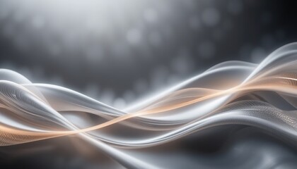 Obraz premium Abstract Fluid Forms with Soft Lighting and Subtle Color Accents