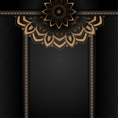 Creative abstract banner template with floral shape | Modern vector with gradient background for card, cover, greeting, decoration, packaging, fabric, arts | Floral wallpaper with brown color