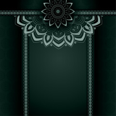 Creative abstract banner template with floral shape | Modern vector with gradient background for card, cover, greeting, decoration, packaging, fabric, arts | Floral wallpaper with ebony color