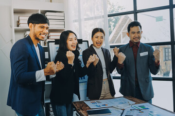 Business handshake for teamwork of business merger and acquisition,successful negotiate,hand...