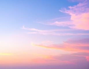 Obraz premium A vibrant blue sky adorned with fluffy white clouds, casting soft shadows, creating a serene and tranquil atmosphere perfect for outdoor activities.