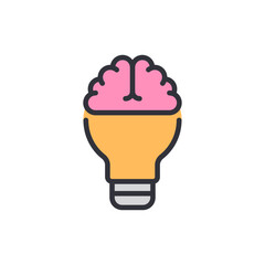 Creative Idea Generation With A Bulb Shaped Brain Concept