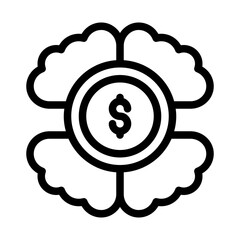 brain line icon