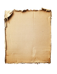 Used cardboard box,  empty and damaged