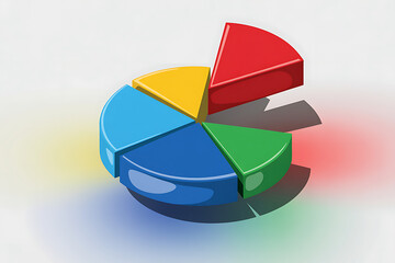 Obraz premium 3d pie chart