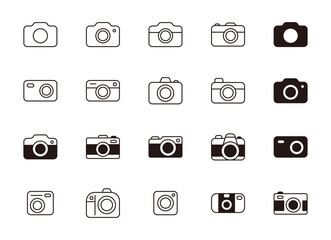 様々なカメラのアイコンセット