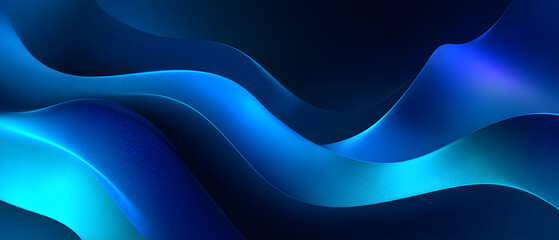 Abstract background featuring dynamic blue gradient waves with bright light lines, ideal for modern website backgrounds and sophisticated fashion advertisement print campaigns