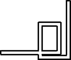 Pixel line creative design digital. Element 8 bit retro
