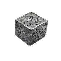 Enigmatic Stone Cube with Ancient Carvings - Mysterious Artifact
