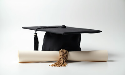 Graduation Cap, Diploma, Success - Minimalism