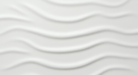 Naklejka premium White Wave Texture Background