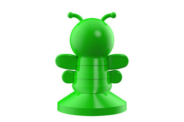 CUTE BABY RATTLE TEETHER TOY BEE WASP, Playful green Insect Toy Cheerful Expression, Cute greenish
Butterfly Figurine for Children with Antennae and Decorative Wings on a PNG Transparent Background