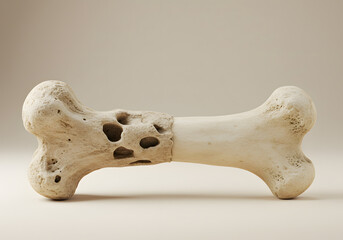 Fototapeta premium Detailed bone structure illustration