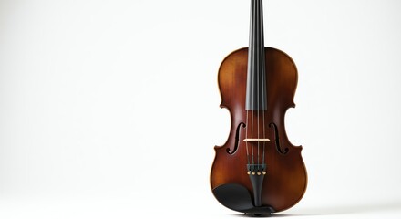 Fototapeta premium Violin on White Background