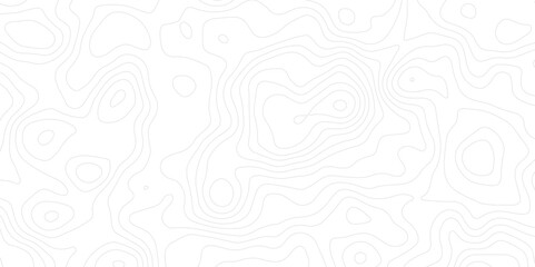 Abstract topography contour map line and modern wavy map line design, Paper texture imitation of a geographical map shades white background. Vector illustration. 