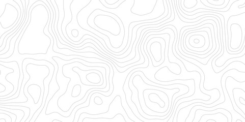 Abstract topography contour map line and modern wavy map line design, Paper texture imitation of a geographical map shades white background. Vector illustration. 