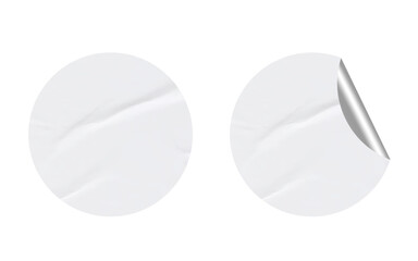 Blank Texture For Sticker Mockup