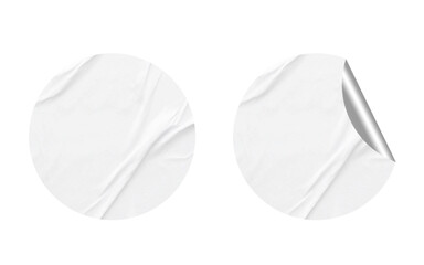 Naklejka premium Blank Texture For Sticker Mockup