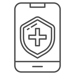 Mobile Healthcare  Icon Element For Design