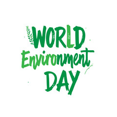 Graphic celebration for the Earth's sustainability and well-being event