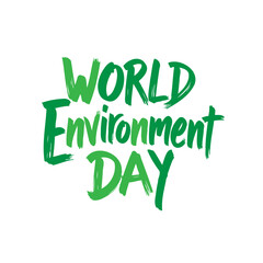 Fototapeta premium World Environment Day celebration banner emphasizing ecological preservation