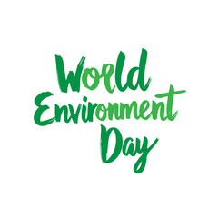 Green message promoting global sustainability awareness and eco-conscious living