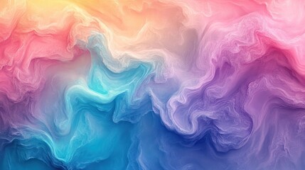 Abstract Colorful Swirls: A Dreamlike Tapestry of Hues