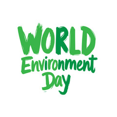 Green calligraphy celebrates world environment day for ecological awareness