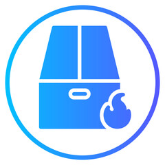 flame gradient icon